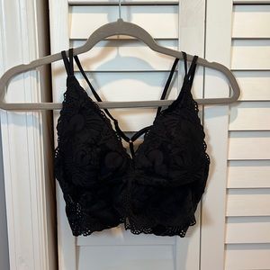 Aerie black lace bralette